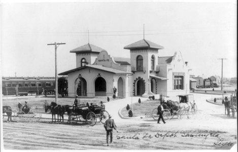Santa Fe (railroad) depot, San Angelo, Texas LCCN2007675408