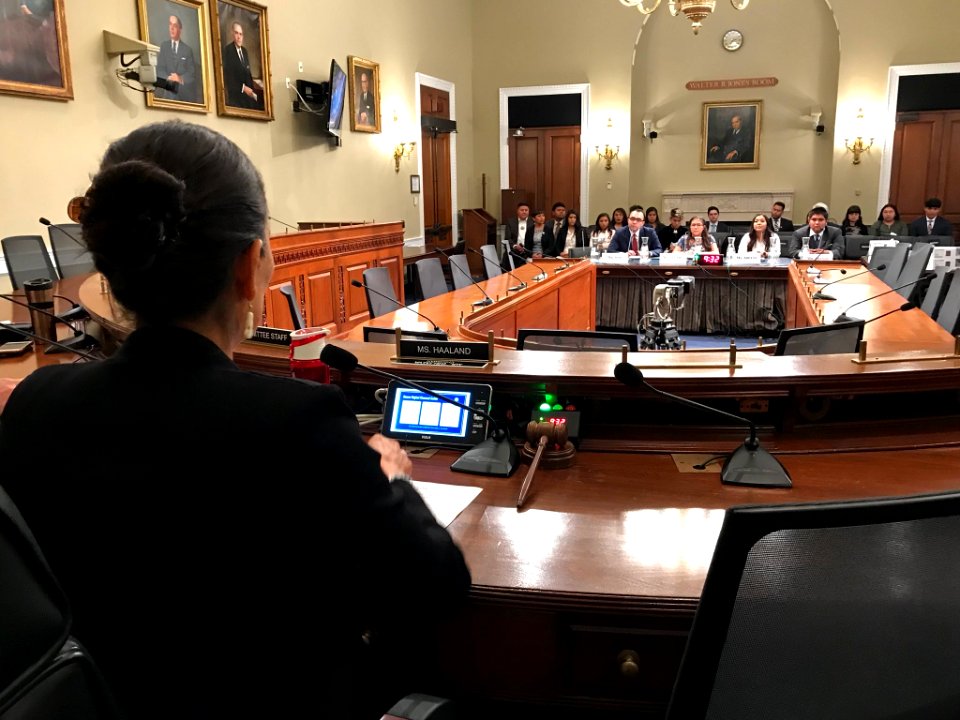 Santa Fe Indian School Leadership Institute mock hearing, Washington, D.C. 02