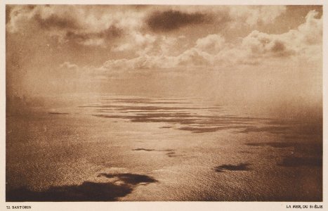 Santorin – La mer, du St Élie - Baud-bovy Daniel Boissonnas Frédéric - 1919