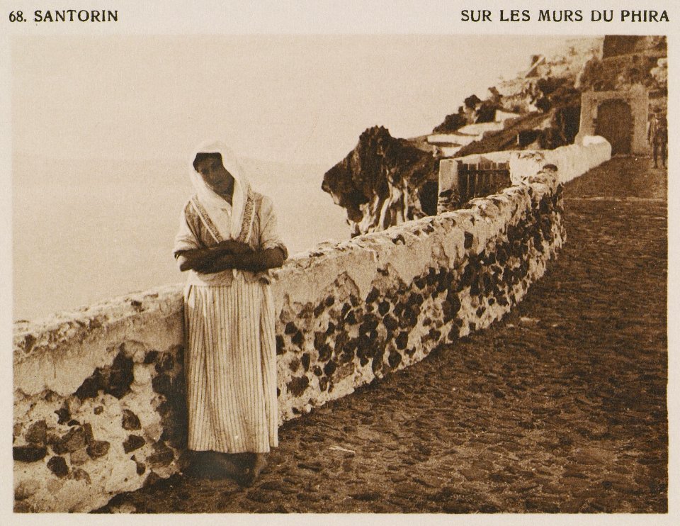 Santorin – Sur les murs de Phira - Baud-bovy Daniel Boissonnas Frédéric - 1919