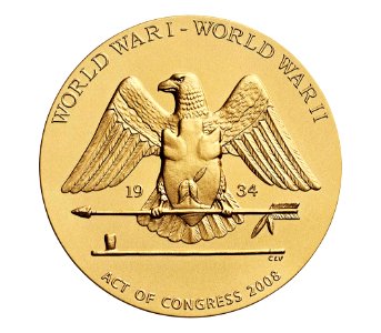 Santee Sioux Congressional Gold Medal (reverse)