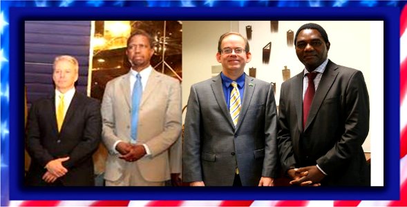 Schultz and Young meet the Zambian presidential candidates December 2014