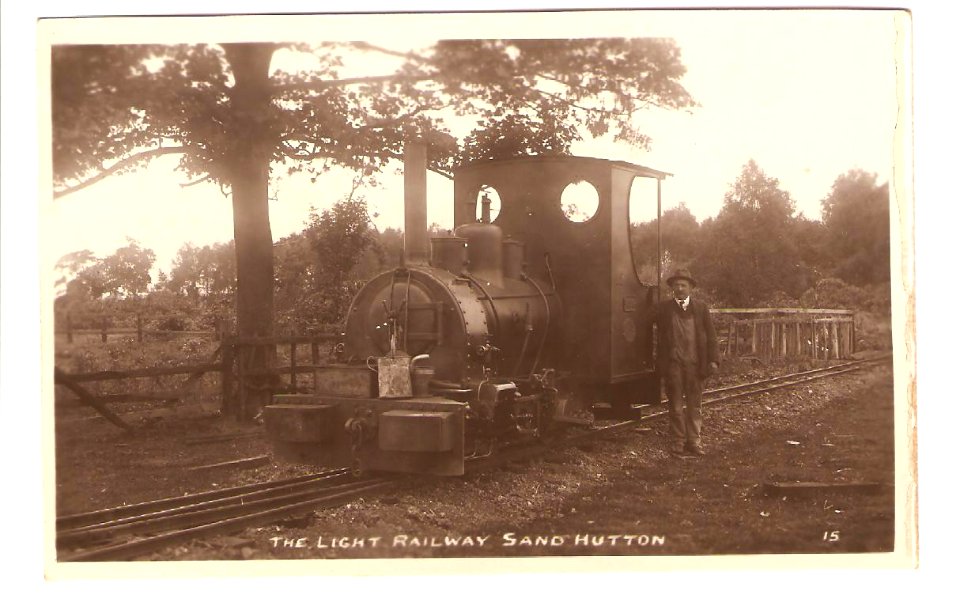 Sand Hutton Light Railway - Old postcard No 15