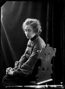 Sandra Leufstedt, actor, portrait 1903 - SMV - GL060