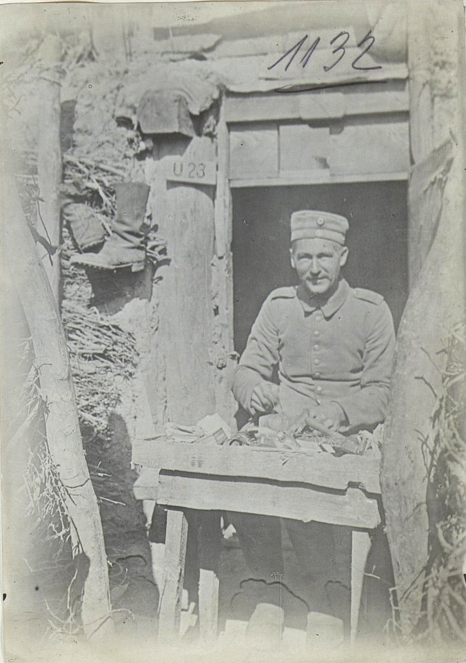 Schusterei im Kampfgraben bei Skomarochy ndw.Narajowka (R.I.R.242)