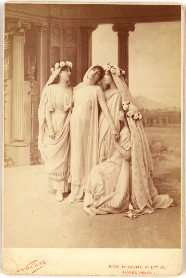 Sarah Bernhardt as Phedre in Racine's Phaedra