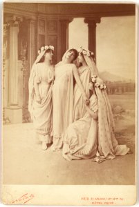 Sarah Bernhardt as Phedre in Racine's Phaedra