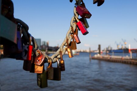 Castles padlock bridge