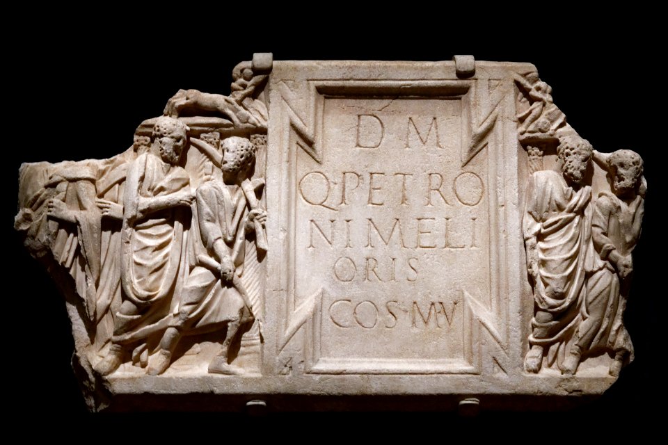 Sarcophagus Petronius Melior Louvre Ma1466