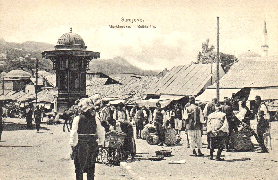 Sarajevo Bascarsija Market Sebilj