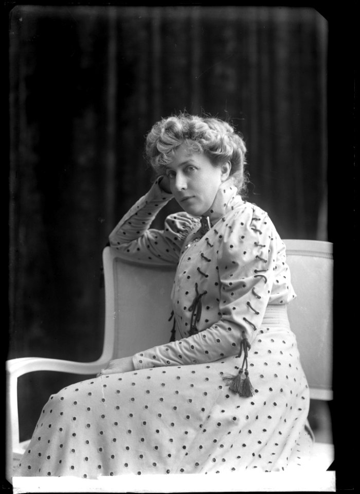 Sandra Leufstedt, actor, portrait 1906 - SMV - NL024