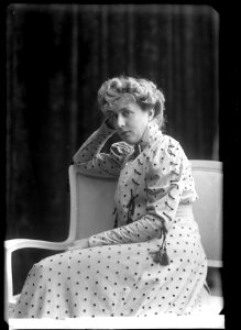 Sandra Leufstedt, actor, portrait 1906 - SMV - NL024