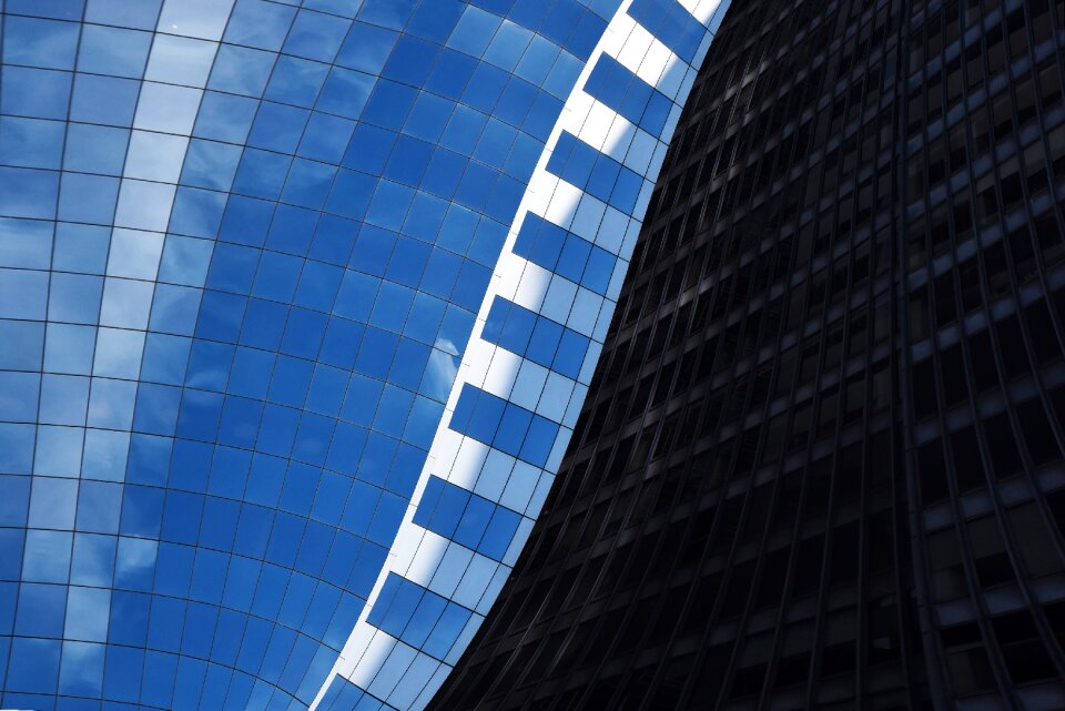 Glass items business cityscape