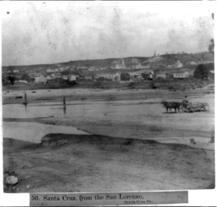 Santa Cruz, from the San Lorenzo, Santa Cruz County LCCN2002723842 photo