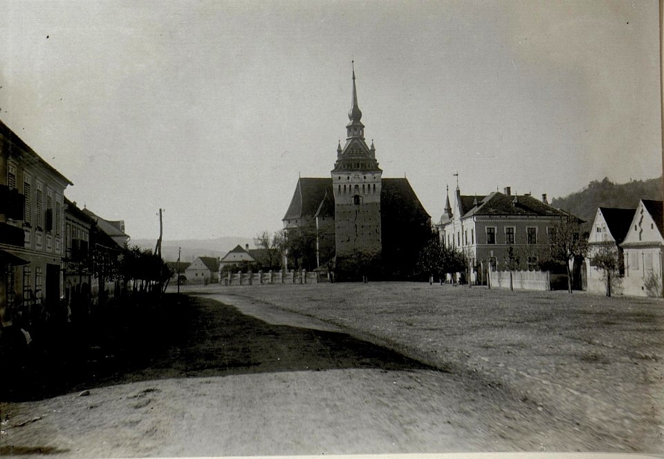 Saschiz (Szaszkezd) östlich von Sighișoara (Segesvar) (Schässburg), Oktober 1916 (BildID 15548872)