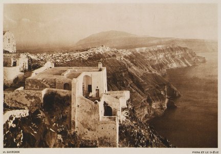 Santorin – Phira et le St Élie - Baud-bovy Daniel Boissonnas Frédéric - 1919
