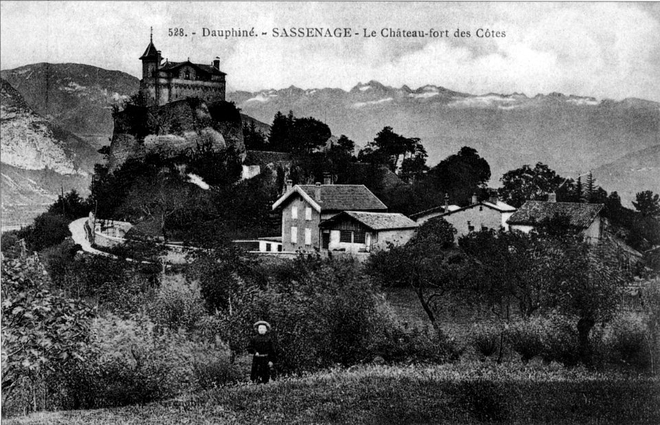 Sassenage, le chateau-fort des Cotes, p32 L'Isère 1900-1920 - Grenoble
