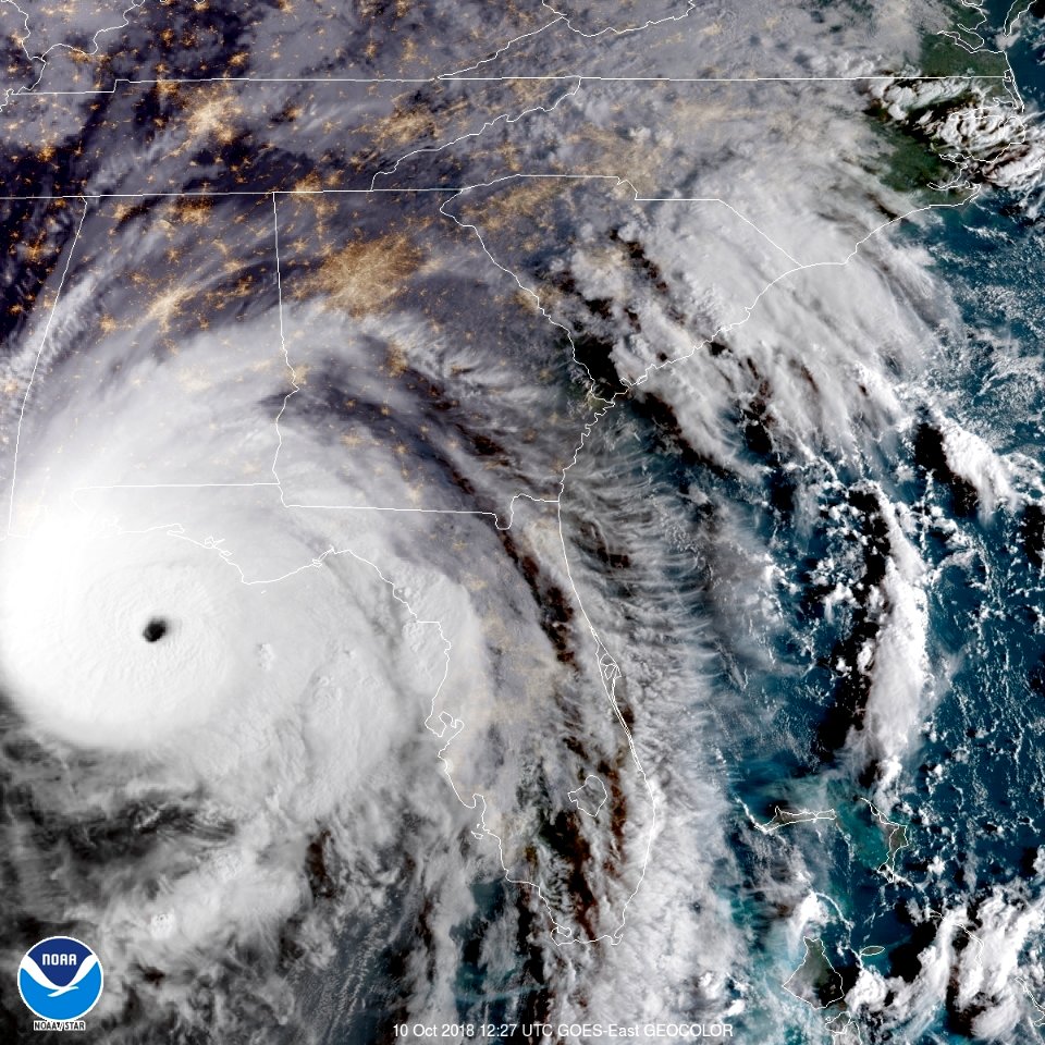 Satellite image of Hurricane Michael. (44316110765)