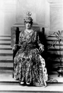 Sarah Bernhardt as the Empress Theodora, BW