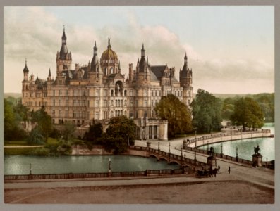 Schwerin. Grossherzogl. Schloss Nordseite LOC ppmsca.52631