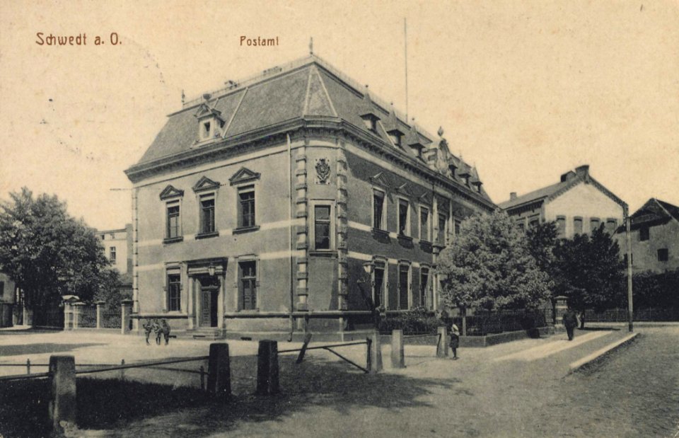 Schwedt a. Oder, Brandenburg - Postamt (Zeno Ansichtskarten)