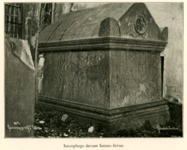 Sarcophage devant Sainte – Irène - Barth Hermann - 1913