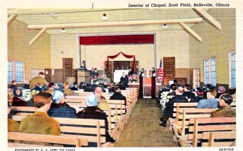 Scott Field - Interior of Chapel