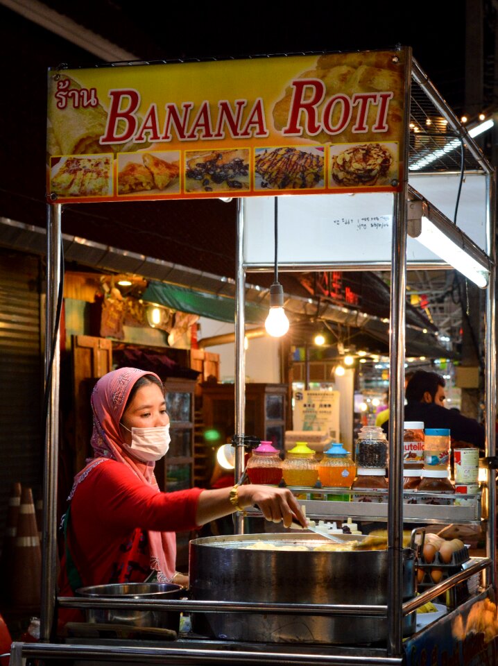 Vendor street cook photo