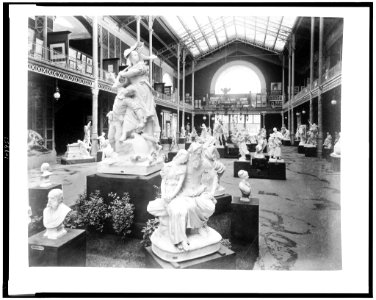 Sculpture exhibited in the Gallery Rapp, Palace of Fine Arts, Paris Exposition, 1889 LCCN93516707