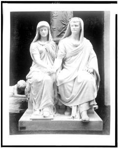 Sculpture of Roman couple exhibited in Palace of Fine Arts, Paris Exposition, 1889 LCCN93516720