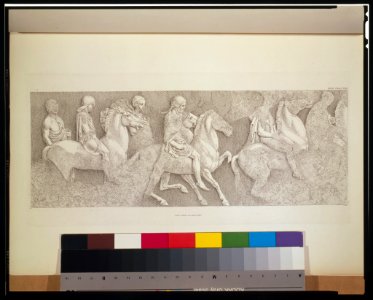 Sculpture of the Parthenon. The first and second stones of the south side LCCN92501220