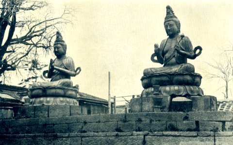 Sculptures of the Buddha. Japan, before 1902 photo