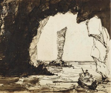Sea Caves, Slochd Mhaol Doraidh, Islay by John Francis Campbell