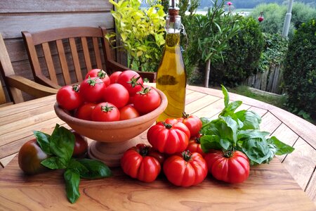 Garden leaf tomato