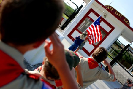 Scout flag-flying ceremony at Guantanamo Bay DVIDS100702 photo