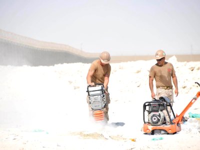Seabees practice repairing an airfield. (8232066037)
