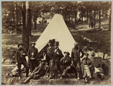 Scouts and guides of the Army of Potomac, Berlin, Md., October 1862 LCCN2013647876