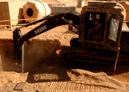 Seabee Excavates Septic Tank for Marines DVIDS215777