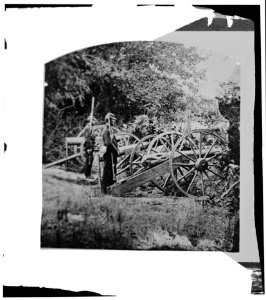 Seabrook Point, Port Royal Island, South Carolina. Mock battery erected by the 79th New York Volunteers on Coosaw River LOC cwpb.00752