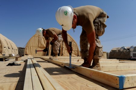 Seabees construct new headquarters for Army Service Support Brigade 130819-N-OV434-176