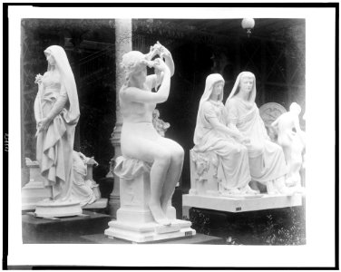 Sculpture exhibited in Palace of Fine Arts, Paris Exposition, 1889 LCCN93516713