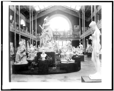 Sculpture exhibited in the Gallery Rapp, Palace of Fine Arts, Paris Exposition, 1889 LCCN93516704