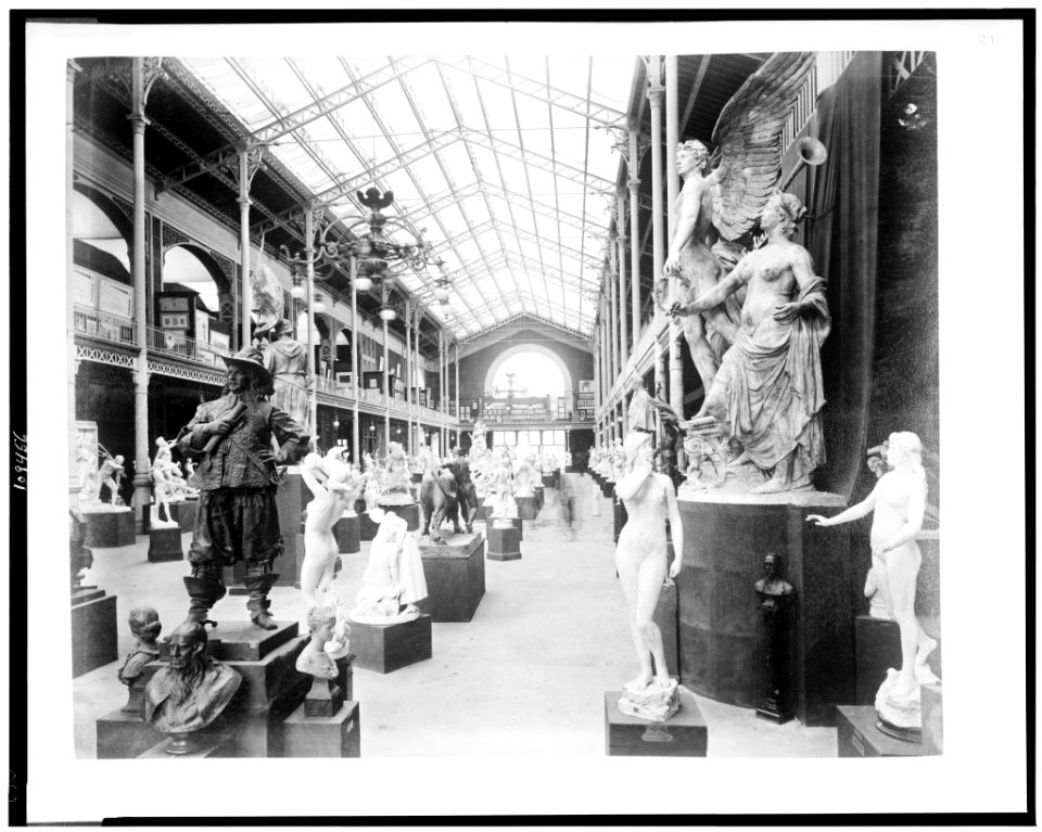 Sculpture exhibited in the Gallery Rapp, Palace of Fine Arts, Paris Exposition, 1889 LCCN93516711