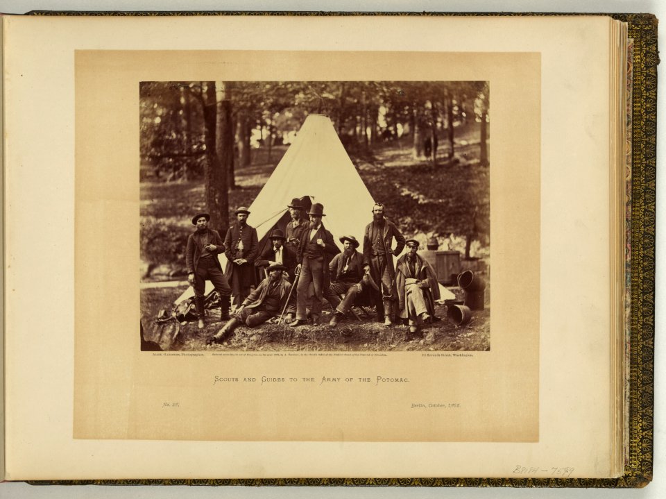 Scouts and guides to the Army of the Potomac - Alex. Gardner, photographer. LCCN2006685378