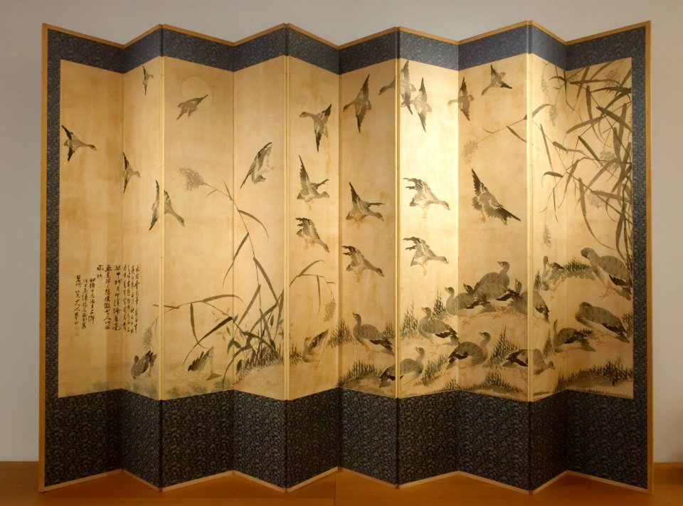 Screen with birds Yang Ki-hun Guimet ITJ12 n01