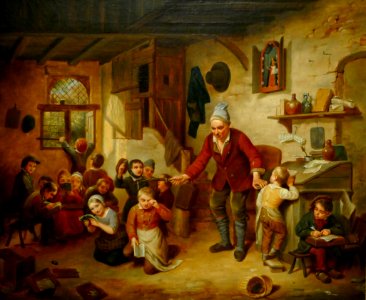 Scène de classe Léopold Chibourg 1842