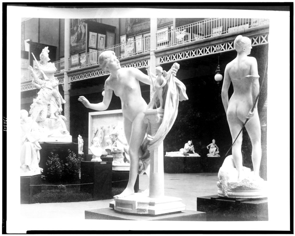 Sculpture exhibited in Palace of Fine Arts, Paris Exposition, 1889 LCCN93516716