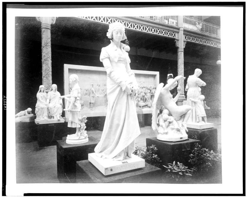Sculpture exhibited in Palace of Fine Arts, Paris Exposition, 1889 LCCN93516719