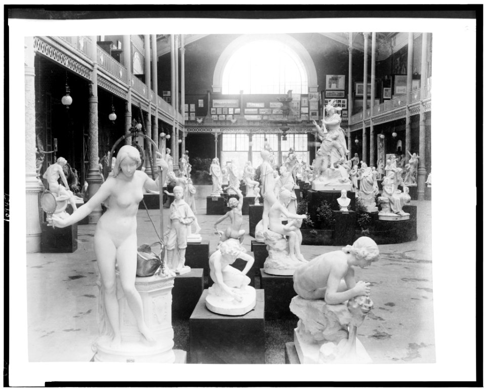 Sculpture exhibited in the Gallery Rapp, Palace of Fine Arts, Paris Exposition, 1889 LCCN93516705