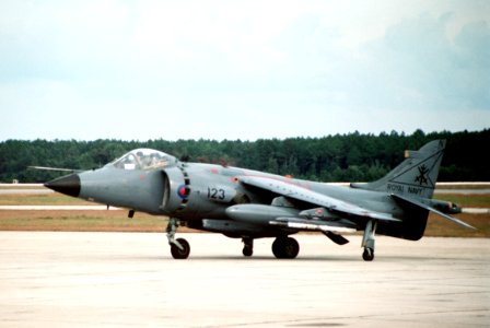 Sea Harrier FRS1 of 800 Naval Air Squadron c1991